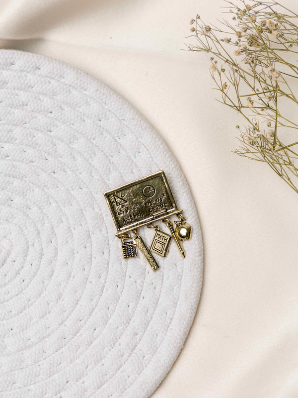 Mathematics Brooch