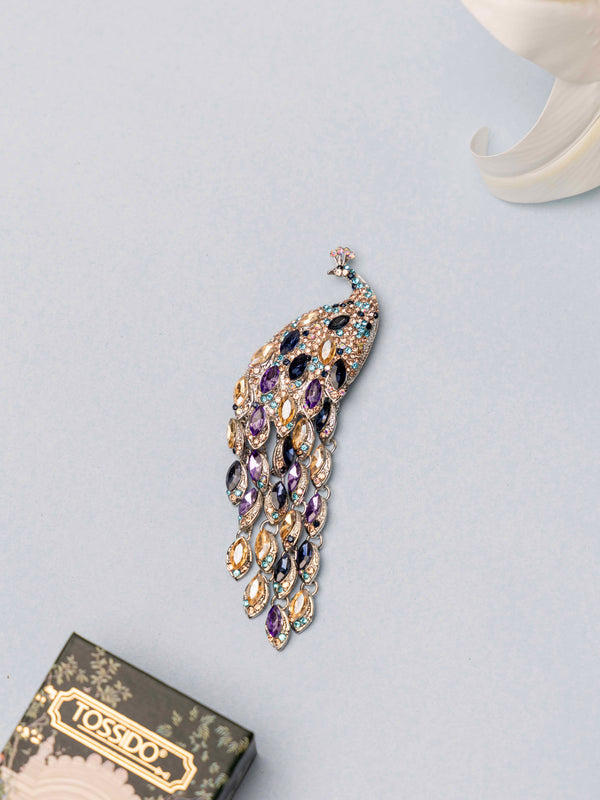 Peacock Designer Brooch