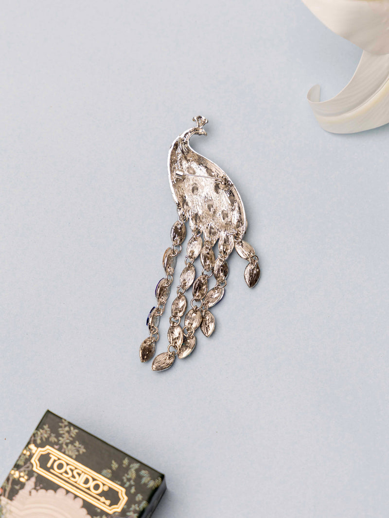 Peacock Designer Brooch