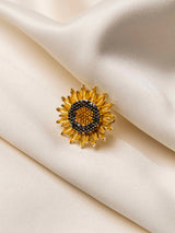 Sunflower Designer Brooch