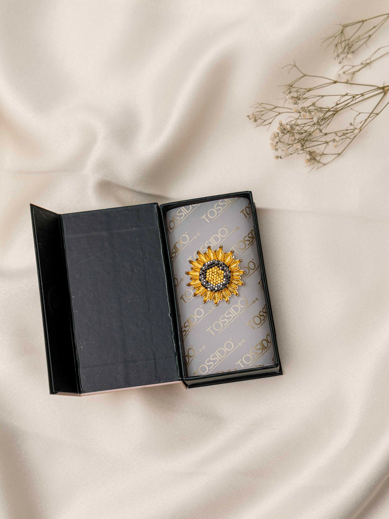 Sunflower Designer Brooch