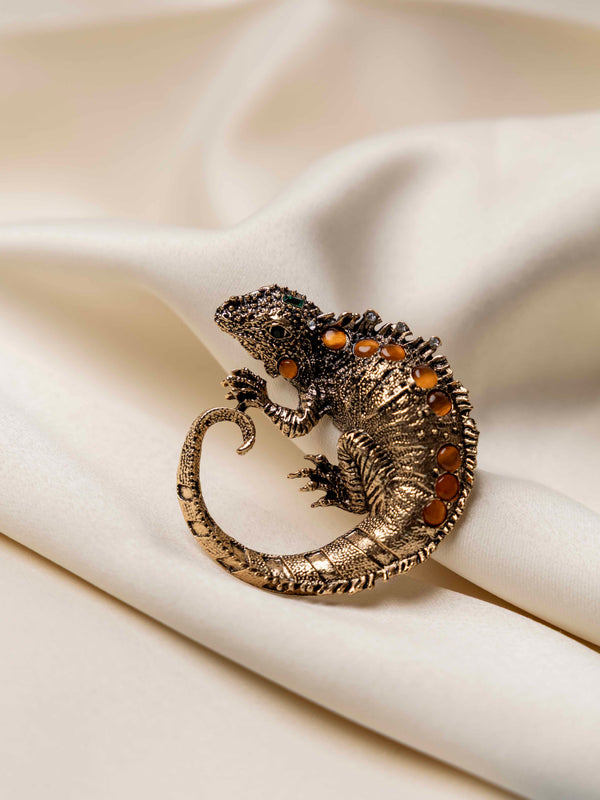 Lizard Designer Brooch