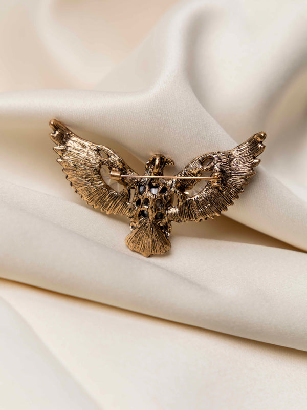 Golden Eagle Brooch