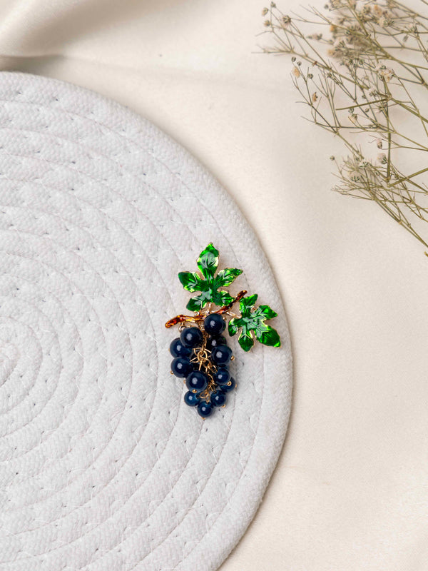Grapes Brooch