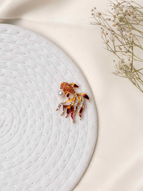 Koi Fish Brooch