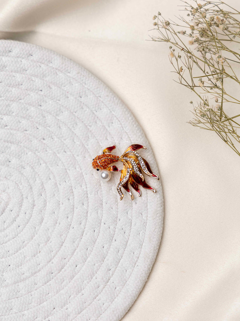 Koi Fish Brooch