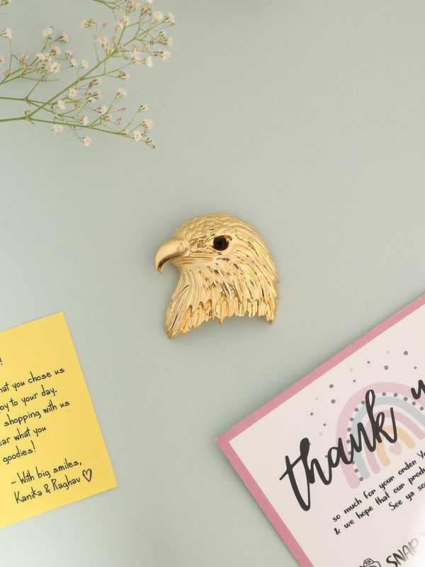 Eagle Head Brooch