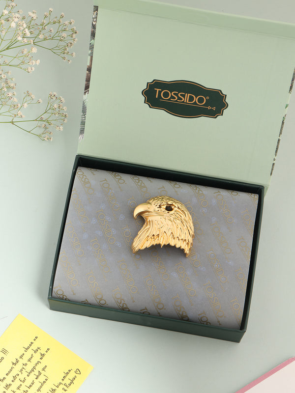 Eagle Head Brooch