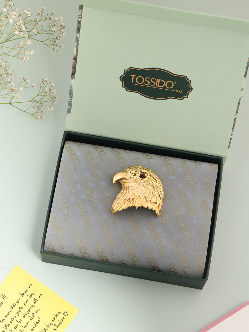 Eagle Head Brooch