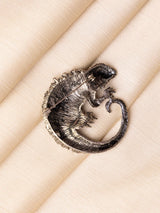 Silver Lizard Brooch