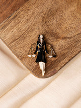 Lady Lawyer Justice Brooch