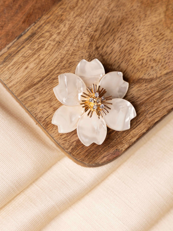 Crystal Bloom Brooch