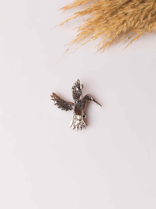 Mystic Hummingbird Brooch