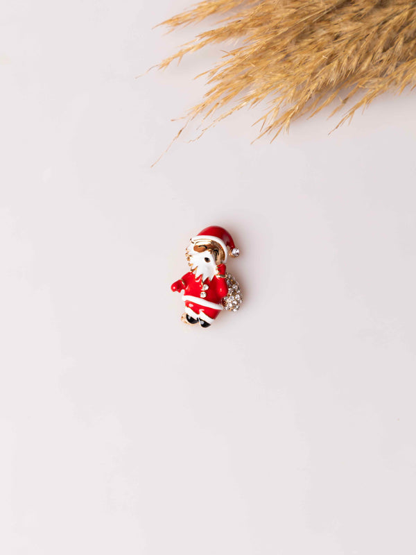 Santa Sparkle Brooch