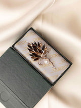 Aurora Feather Brooch