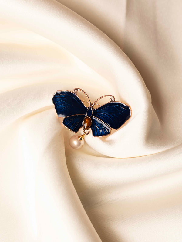 Midnight Butterfly Brooch