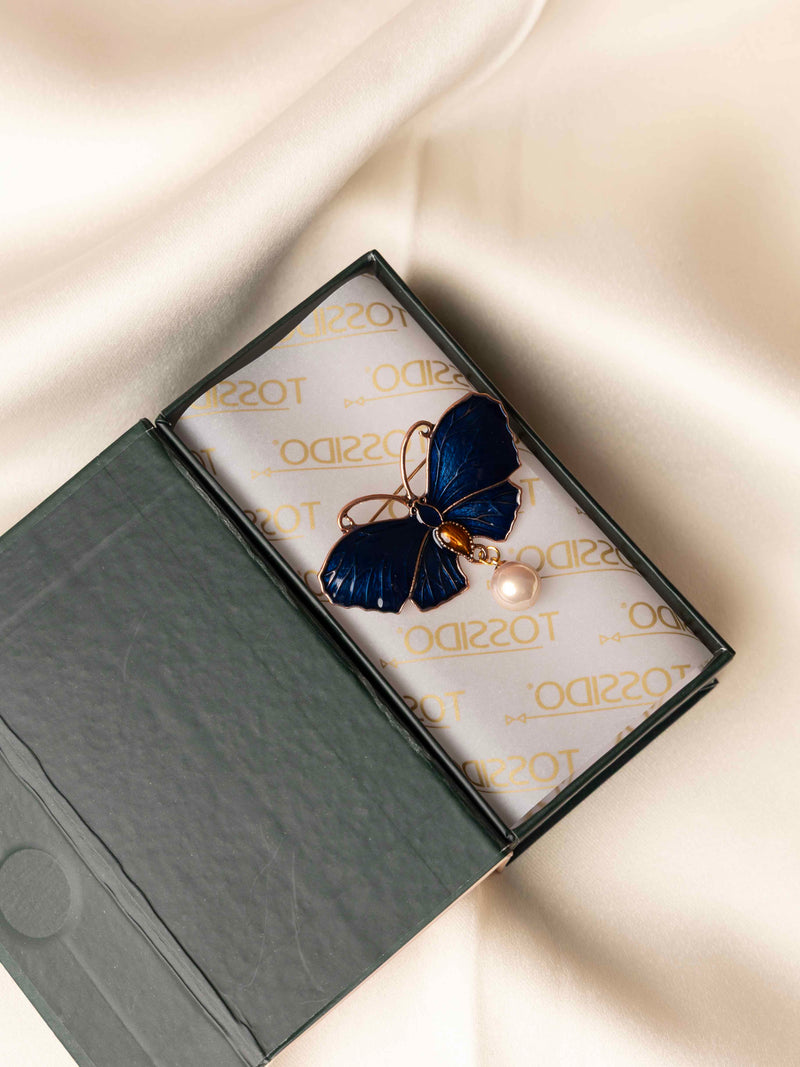 Midnight Butterfly Brooch