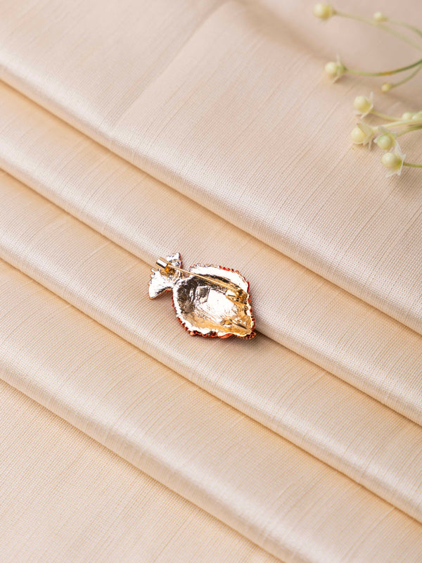 Crimson Fish Brooch