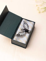 Black Falcon Brooch