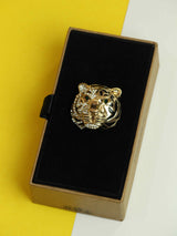 Golden Tiger Brooch