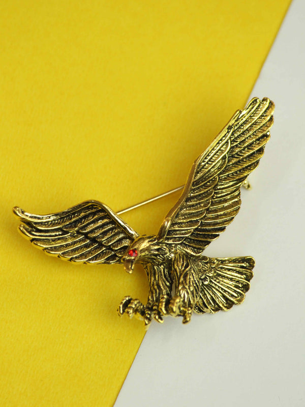 Golden Eagle Brooch
