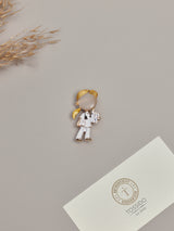 White Doctor Girl Brooch