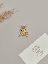 Yellow Bee Brooch