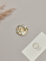 Blush Pink Camellia Brooch