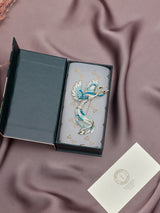 Blue Crane Brooch