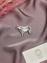 Silver Sheep Brooch
