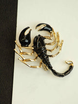 Black Scorpion Brooch