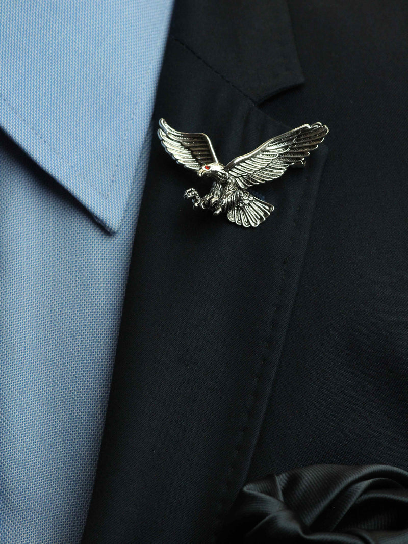 Silver Eagle Brooch