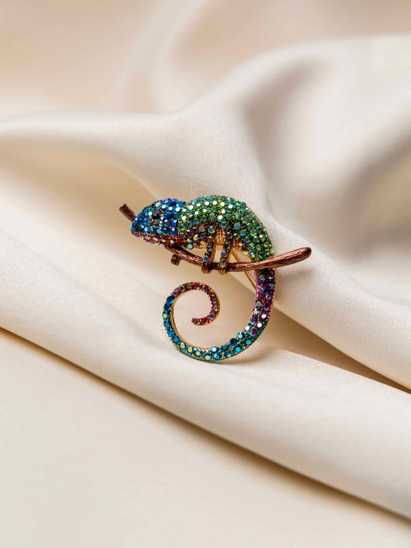 Chameleon Designer Brooch