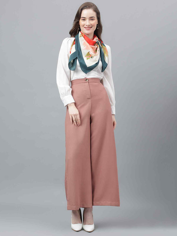 Multicolor Floral Scarf & Scarf Bag Set