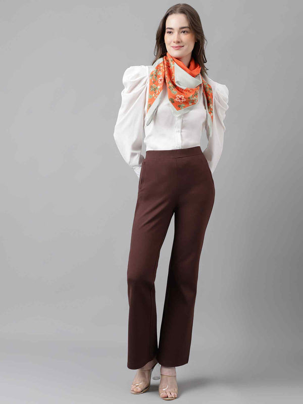 Orange Floral Scarf & Scarf Bag Set