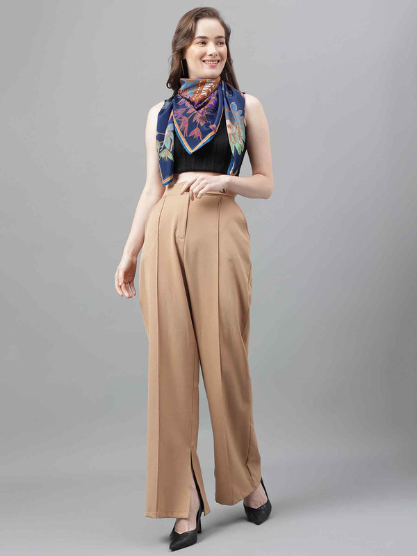 Multicolor Floral Scarf & Scarf Bag Set