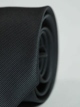 Pitch Black Skinny Necktie