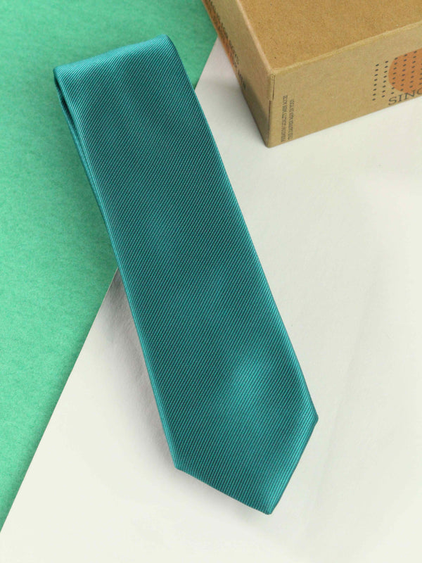 Teal Green Skinny Necktie