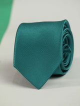 Teal Green Skinny Necktie