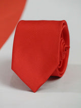 Red Skinny Necktie
