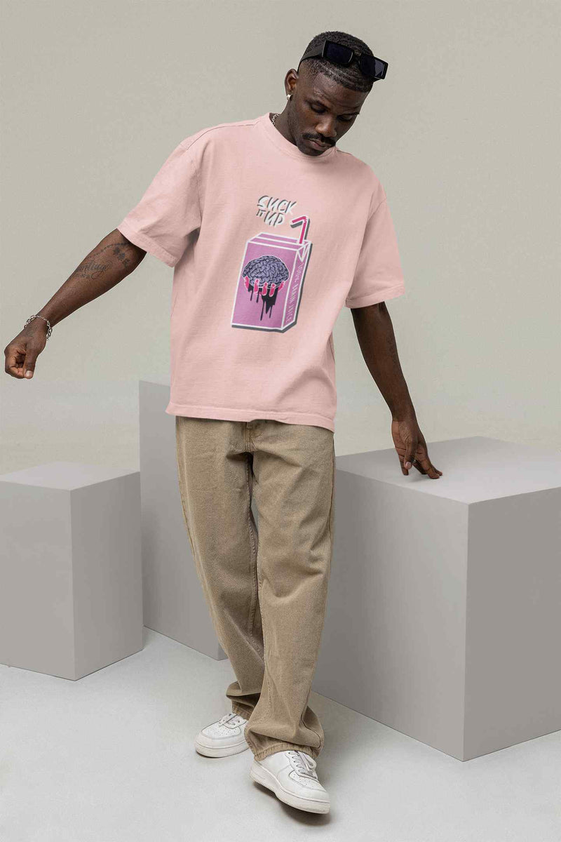 Suck it Up: The Essence of Brain Juice Oversized Tee