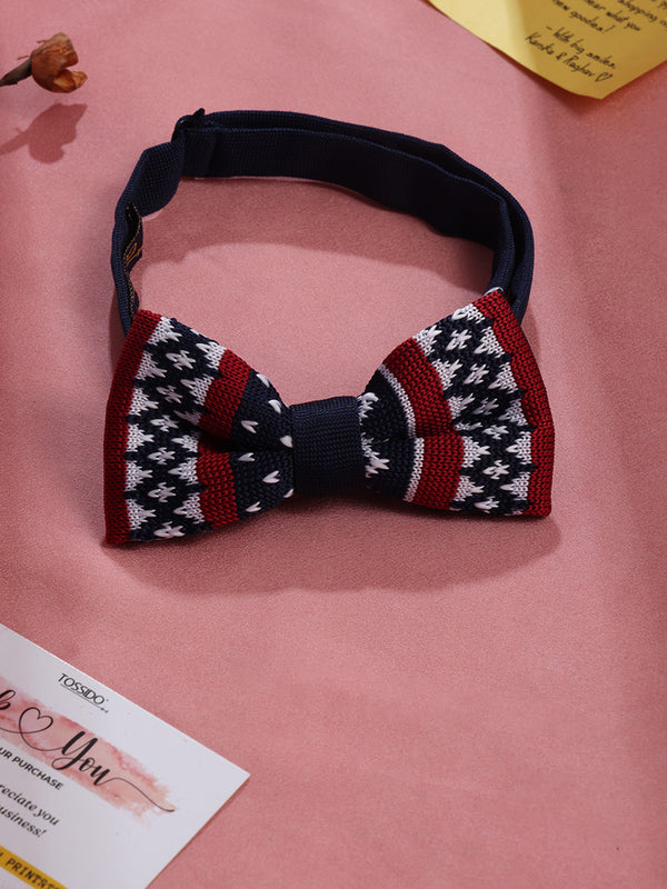 Abstract Knitted Bowtie