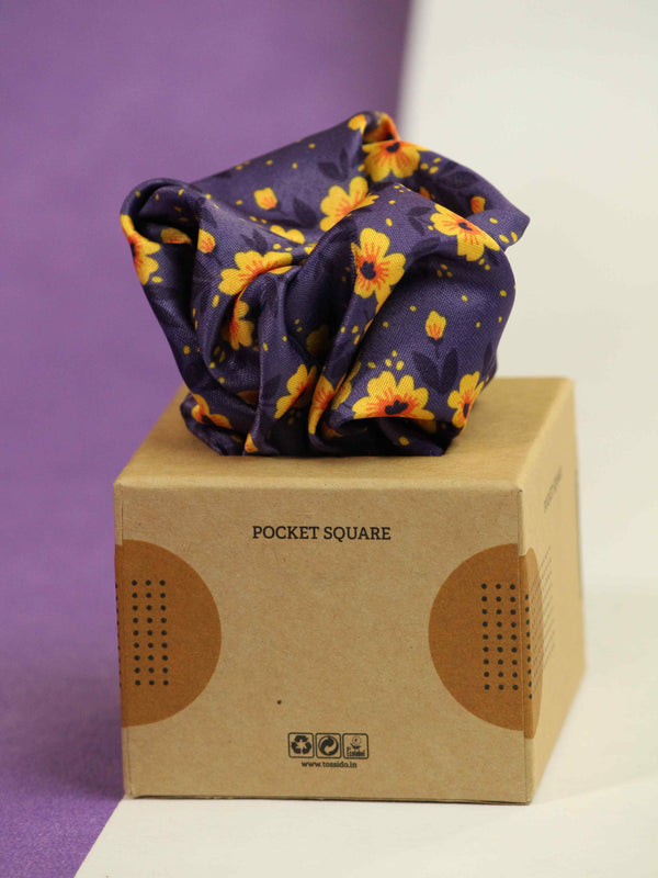 Amber Pocket Square