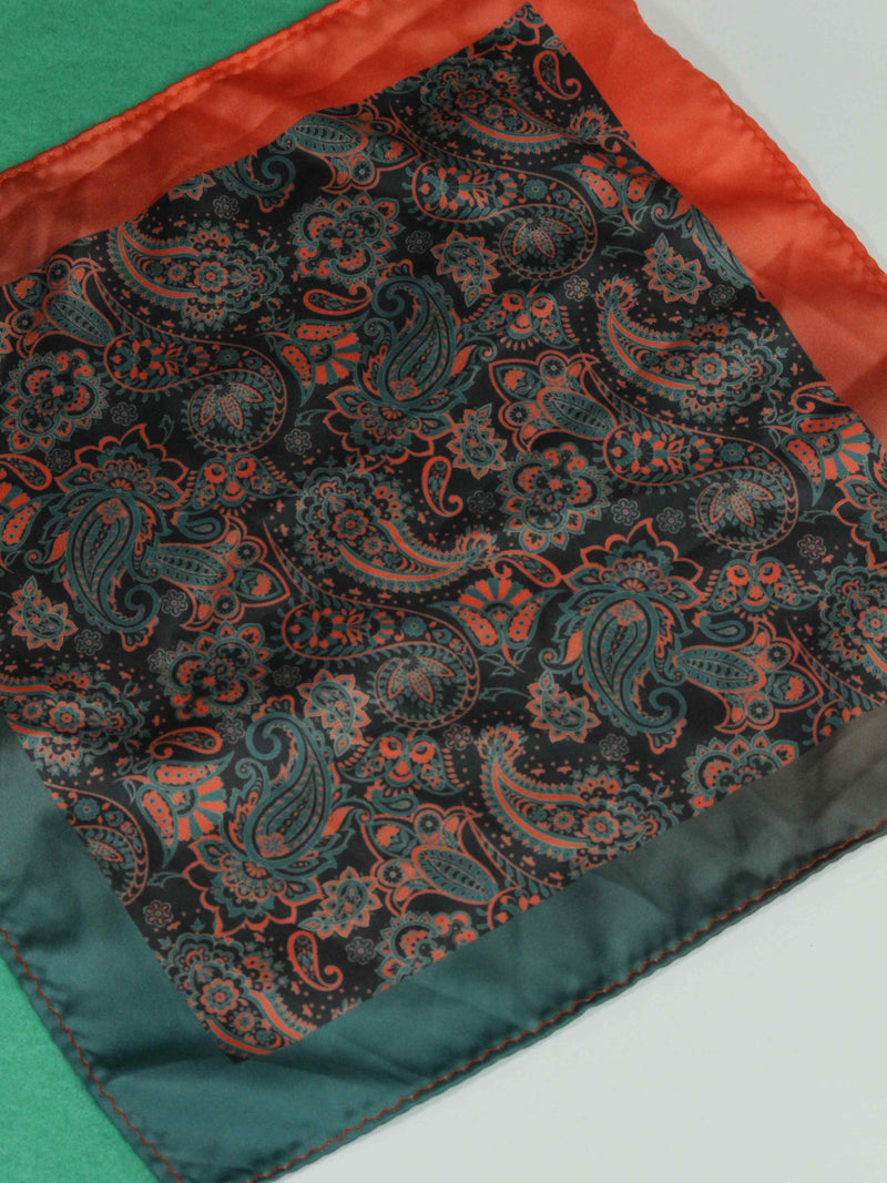 Multicolored Paisley Pocket Square