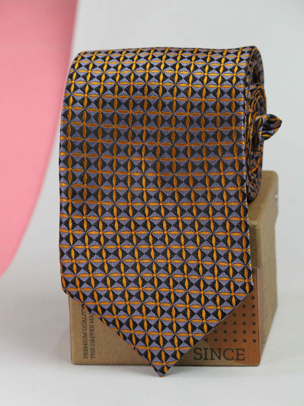 Multicolor Check Broad Necktie