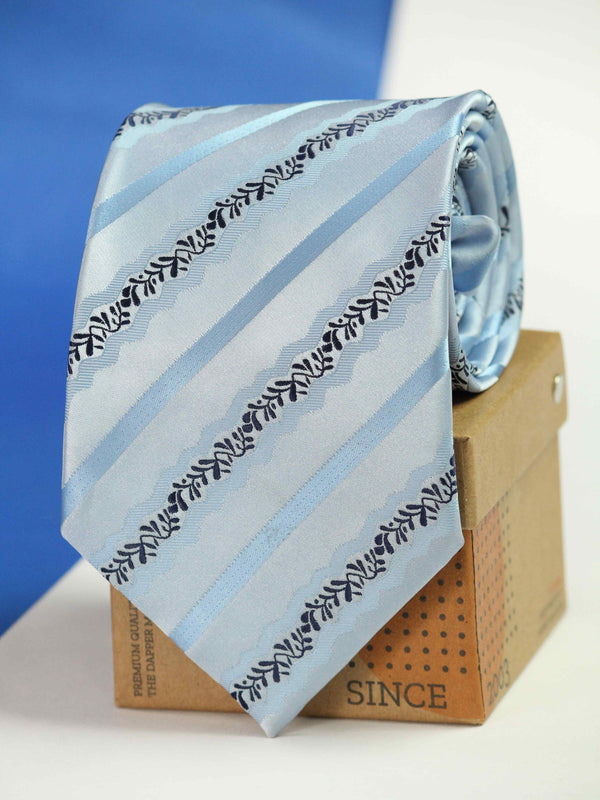 Blue Stripe Broad Necktie