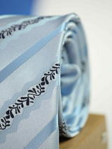 Blue Stripe Broad Necktie