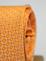 Orange Check Broad Necktie