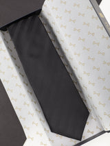 Black Striped Broad Necktie