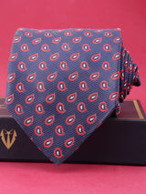 Blue Paisley Broad Necktie